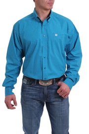 Cinch - Men's Long Sleeve Shirt - Blue