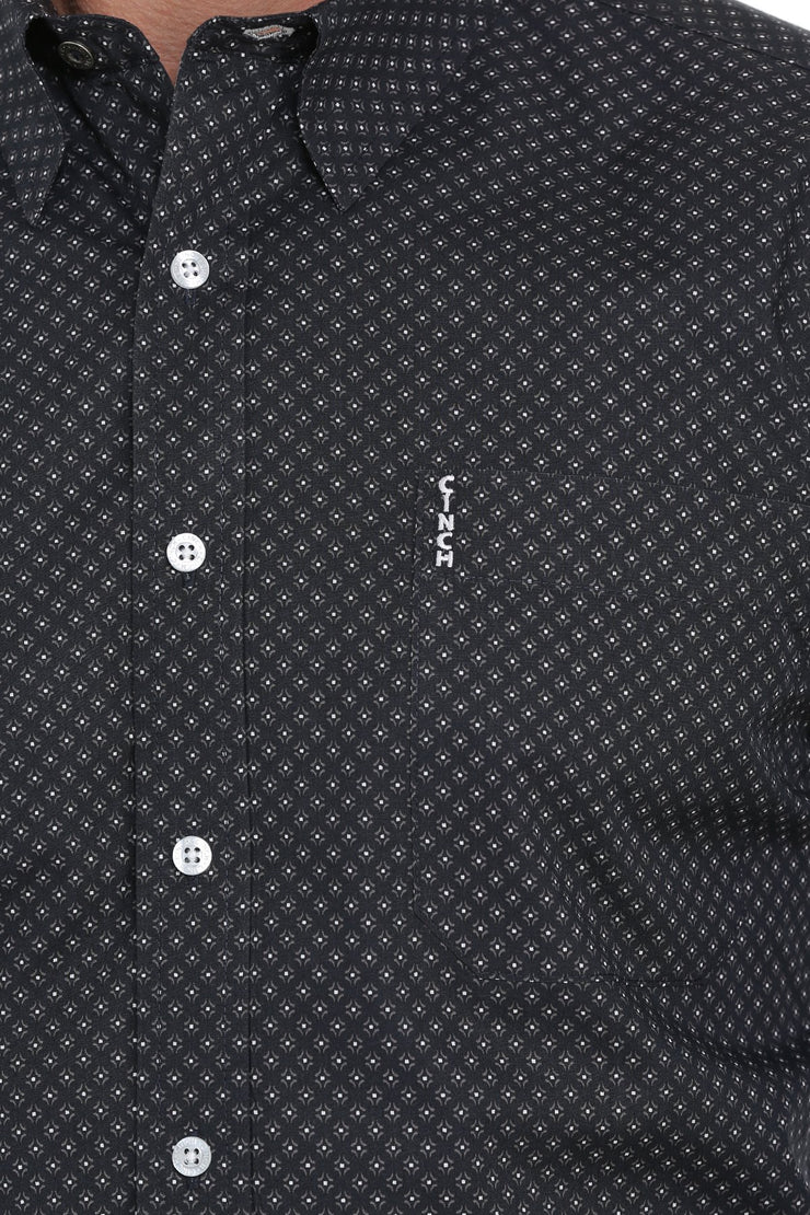 Cinch - Men's Long Sleeve Shirt - Navy