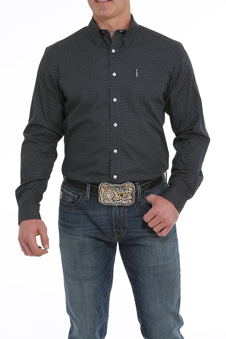 Cinch - Men's Long Sleeve Shirt - Navy