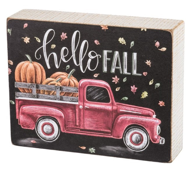 Chalk Sign - Hello Fall